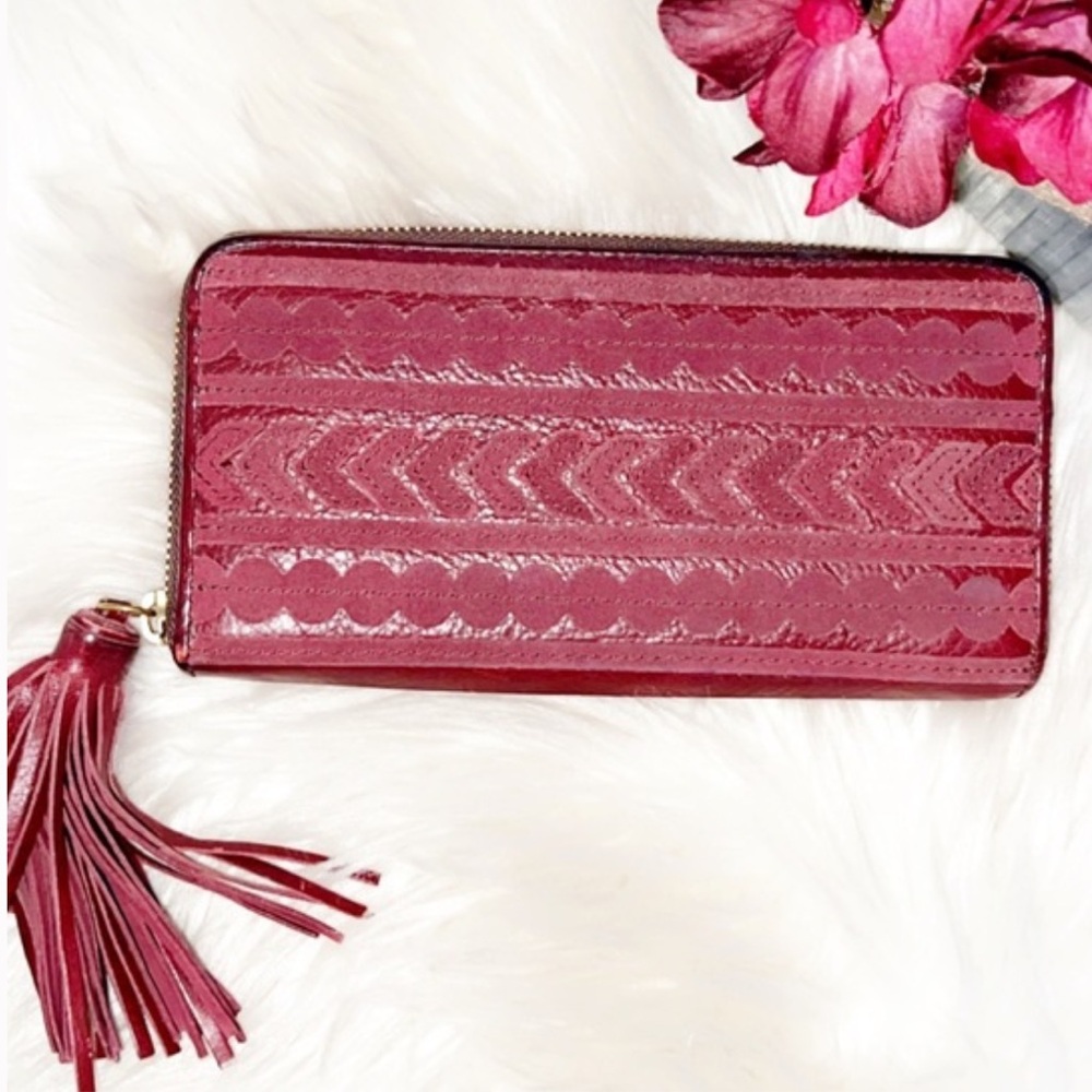 FOSSIL • Burgundy Leather Wallet